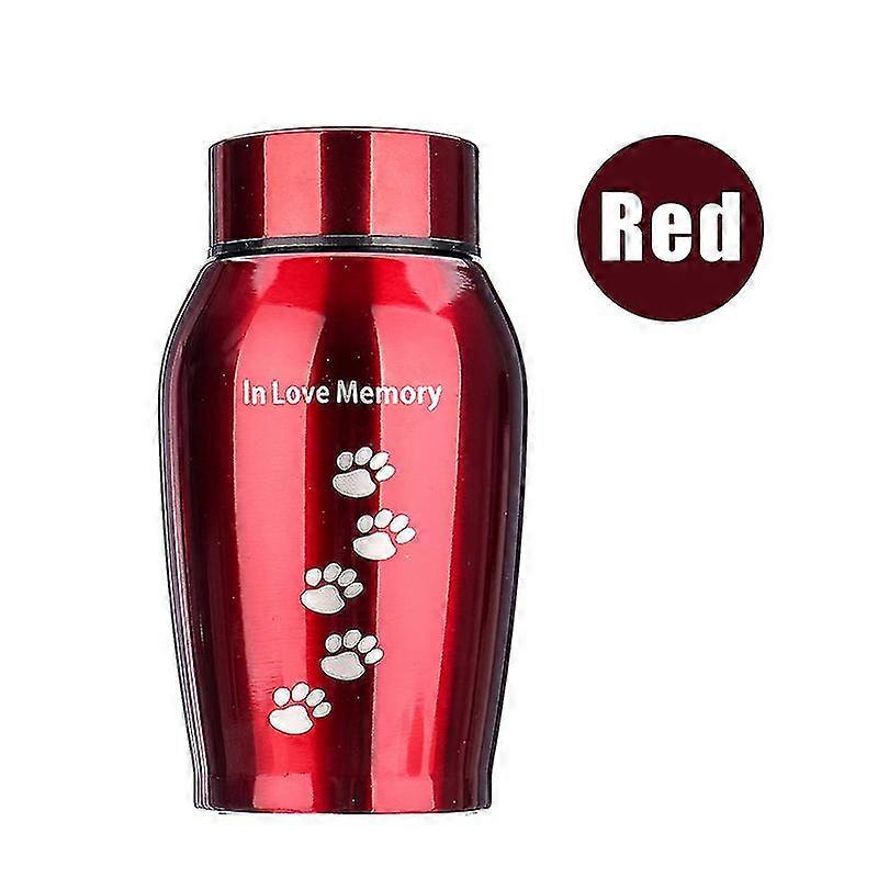 250ml rustfritt stål urner Husdyr Dog Cat Birds Mouse Kremasjon Ashes Urn Keepsake Casket Columbarium Husdyr Memorials