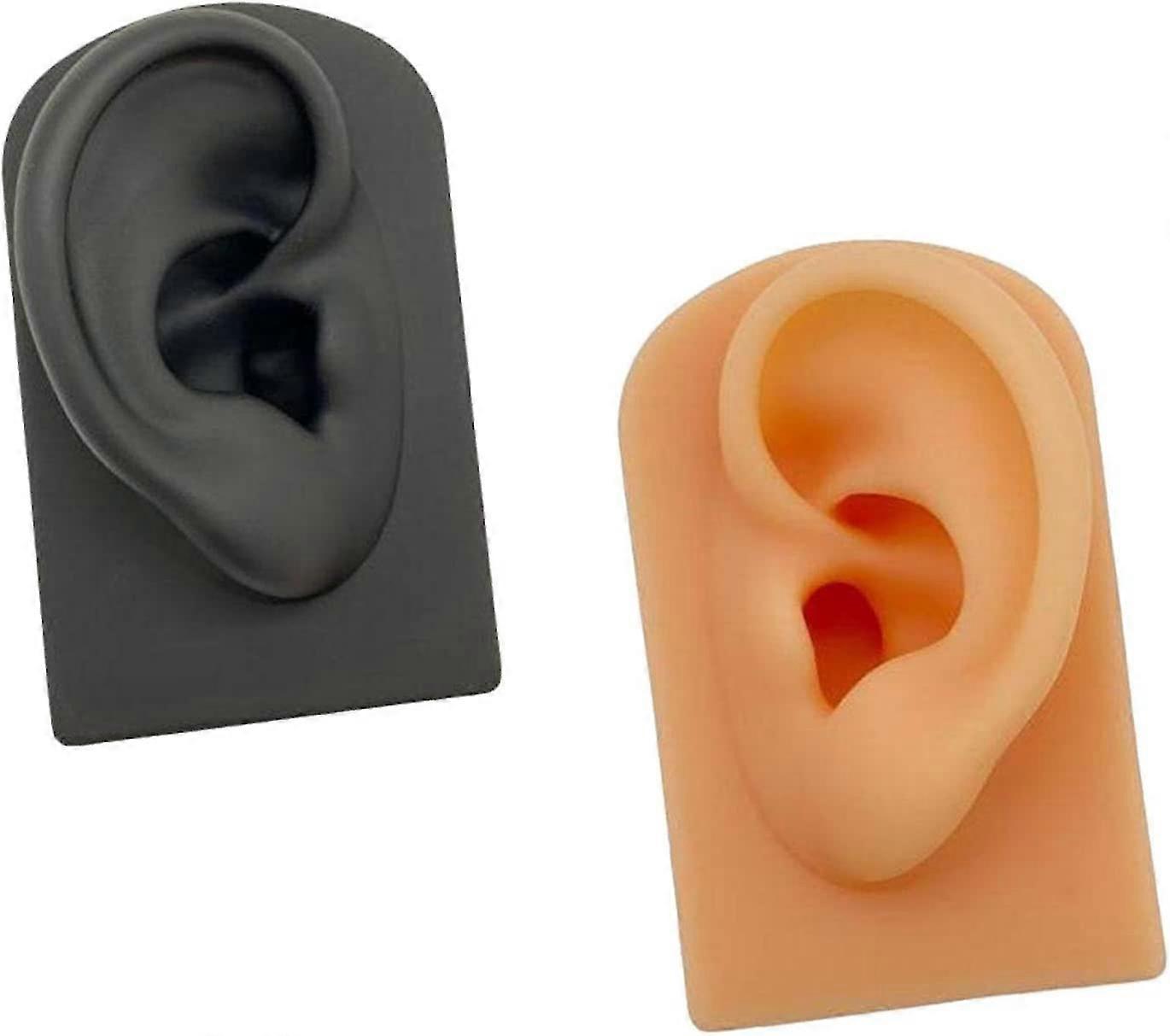 2x Ohr Modell Mensch Modell Simulation Silikon Kunstohr