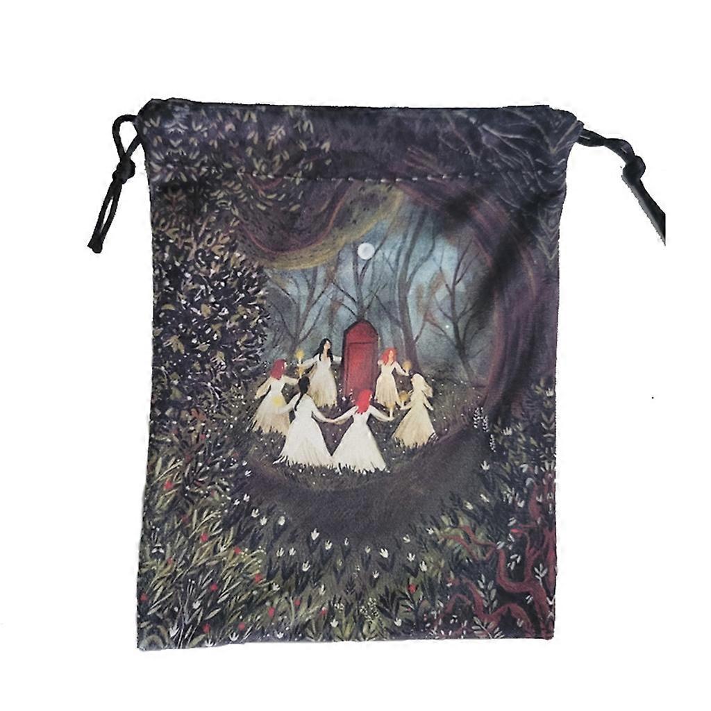 Sunak Tarot Kartı Saklama Çantası Takı Çantası Zar Çantası İpli Hediye Çantası