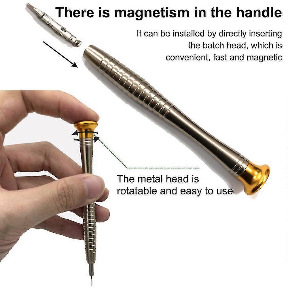 25 In 1 Magnetizable Interchangeable Bits Screwdriver Kit Repair Set