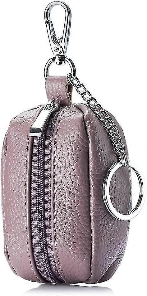 Cowhide Leather Car Key Case. Multifunctional Car Key Chain Purse Mini Key Case
