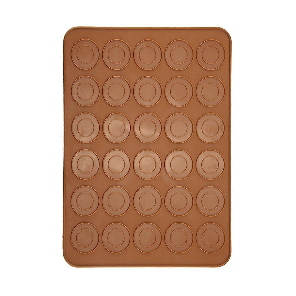30 Cavity Silicone Macaroon Oven Baking Mould Sheet Mat Kitchen Tool KAESI