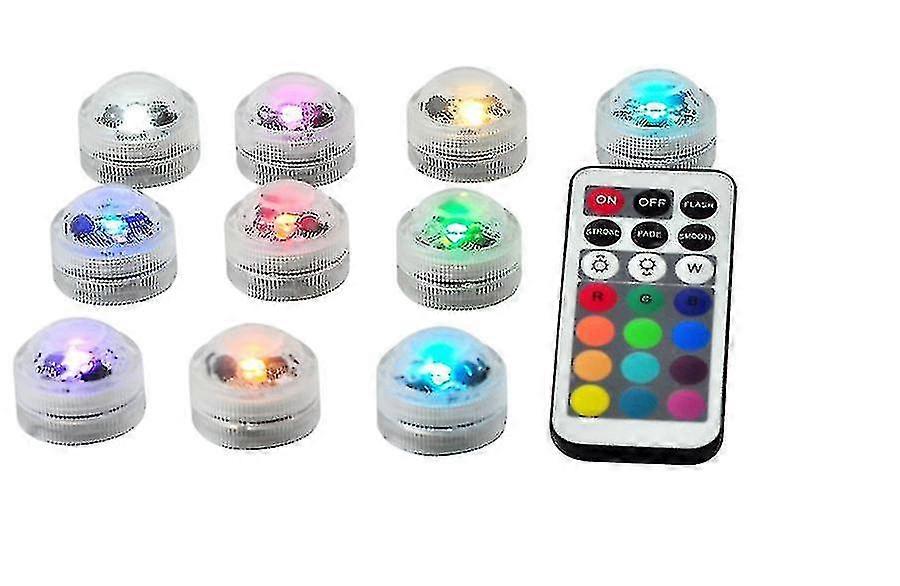 Diving Led Light Remote Control, Color-Changing Waterproof Light