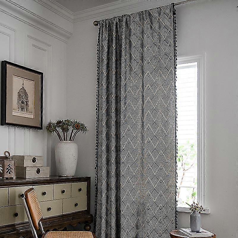 Semi Blackout Window Curtains 1 Panels