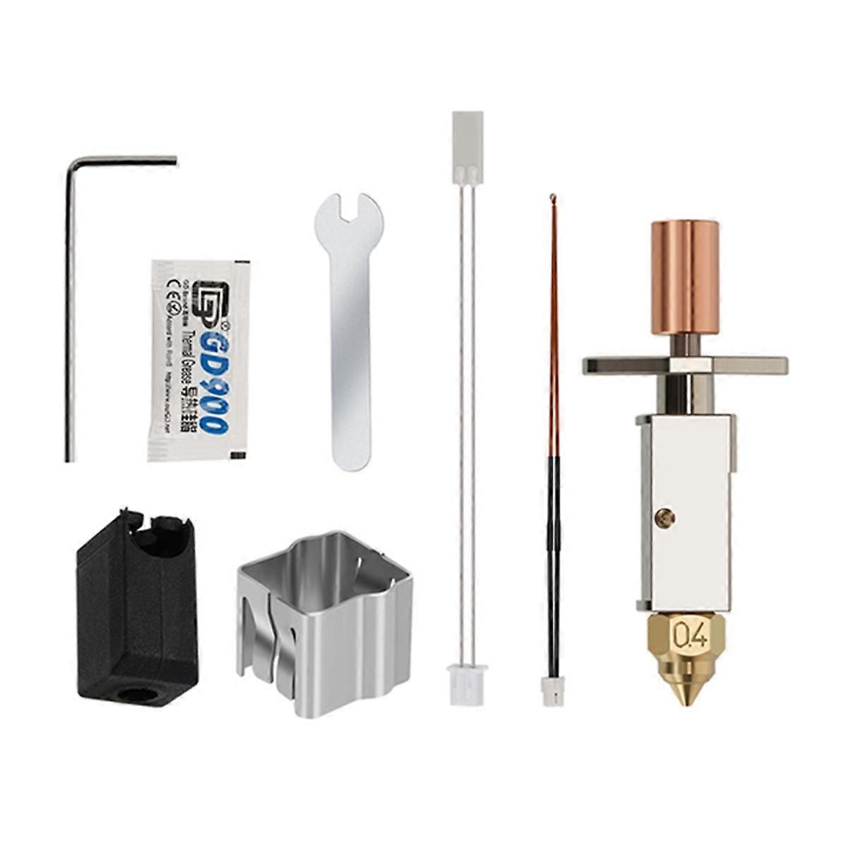 Upgraded Hotend Kit For K1/K1 MAX Ceramic Heating Block Kit High Temperature High-Speed Printing Fo