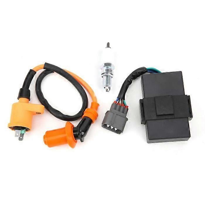 Spark Plug Ignition Coil Cap CDI Box 30400-HM5-506 Replacement for FourTrax 300 TRX300 2x4 auto spark plug