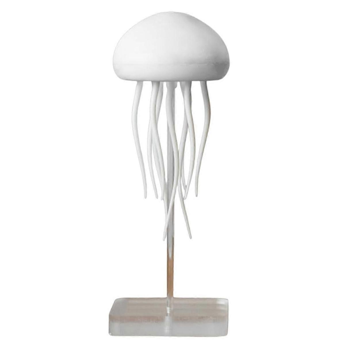 Jellyfish Table Lamp, Voice Control Jellyfish Lamp with Dancing Legs, RGB Gradient Jellyfish Bedside Lamp Rechargeable