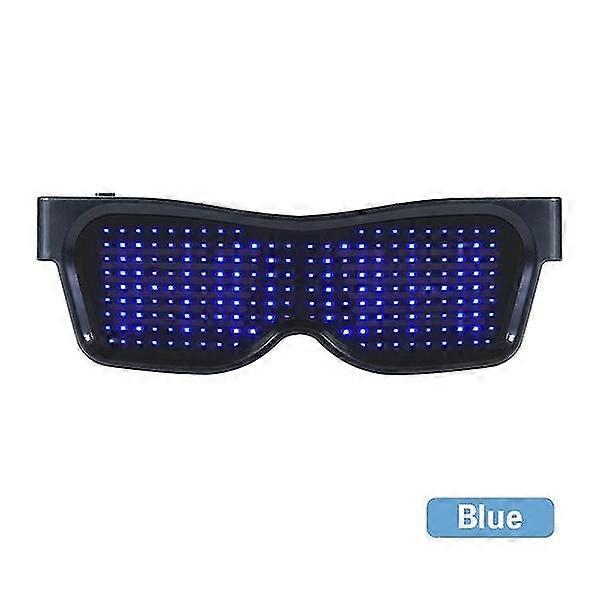 Bluetooth-app lichtgevende bril bewerkbare tekstpatroon display led