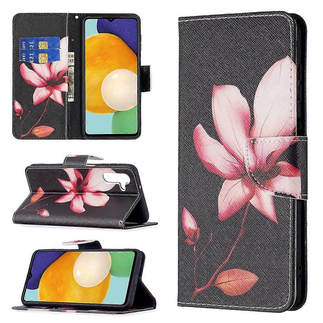 Capa de Couro com Desenho Colorido Para Samsung Galaxy A13 5G
