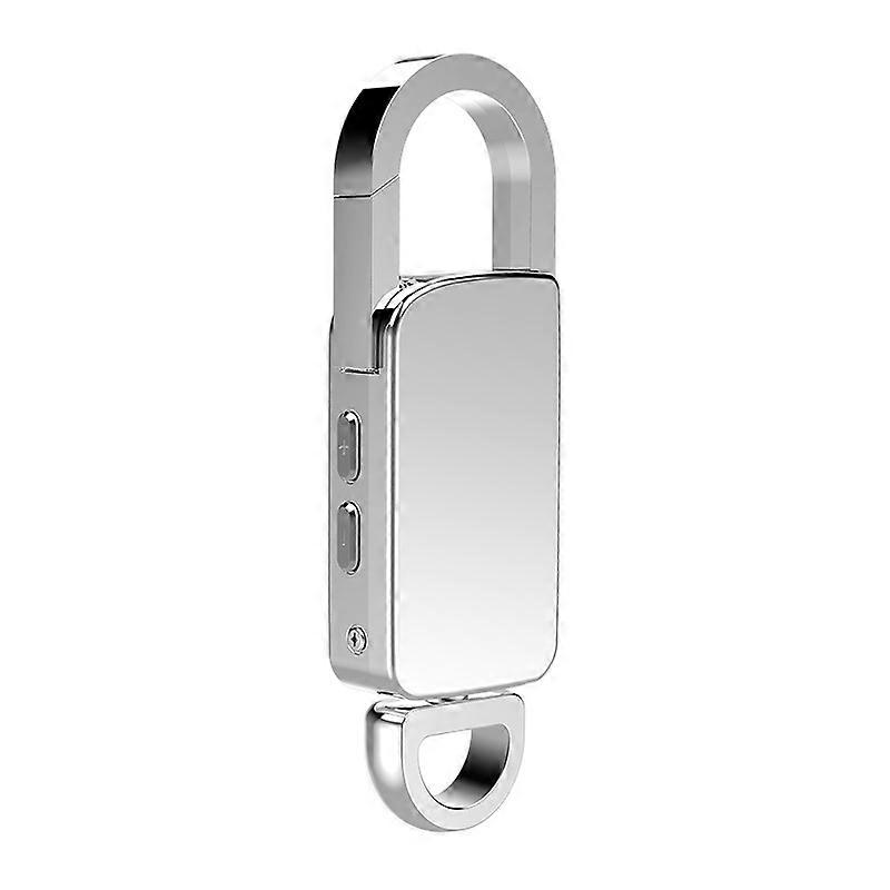 32GB silver Keychain recorder mp3 ai smart high-definition noise-cancelling recorder