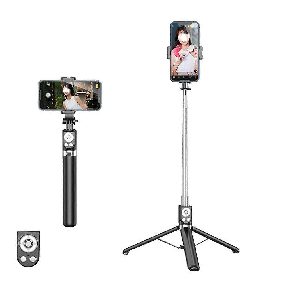 Selfie Stick Tripod, All in One Extendable Phone Tripod Stand for iPhone and Android Phone Selfies, Video Recording, Vlogging, Live Streaming, Pink, 1