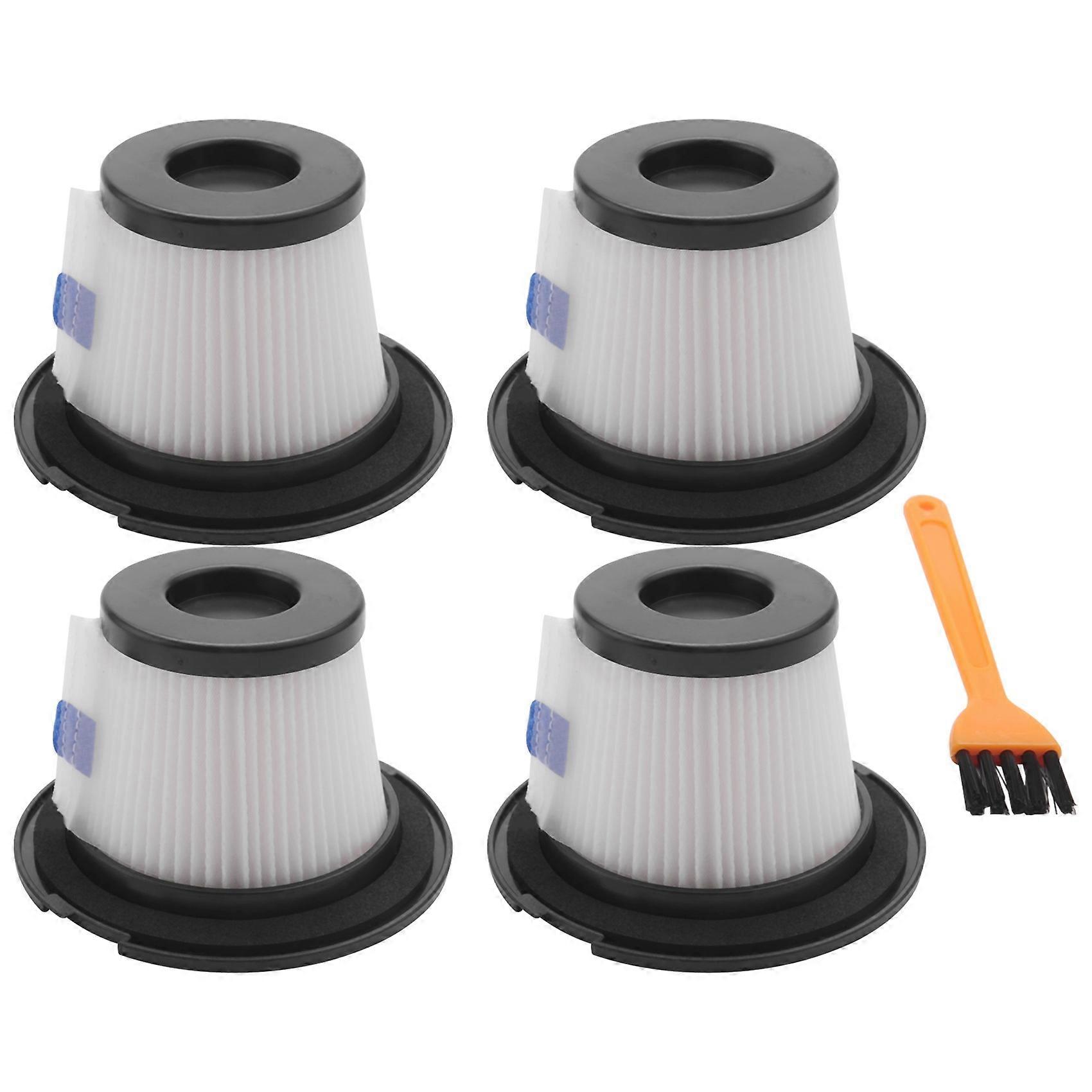 4 Packs of Replaceable HEPA Filters, Suitable for K17 Cordless Vacuum Cleaner (4 HEPA Filters and 4 Filters)
