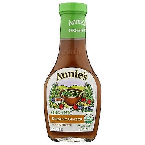 Annie's自制有机芝麻姜醋汁，8盎司（6瓶装）