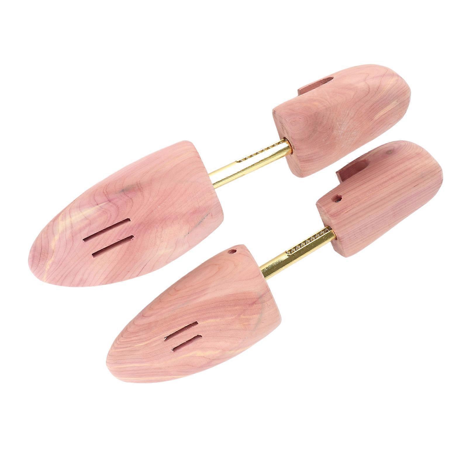 Wooden Shoe Trees Boot Stretcher Expander Adjustable Cedar Shape Extender for US Size 10.5-11.5