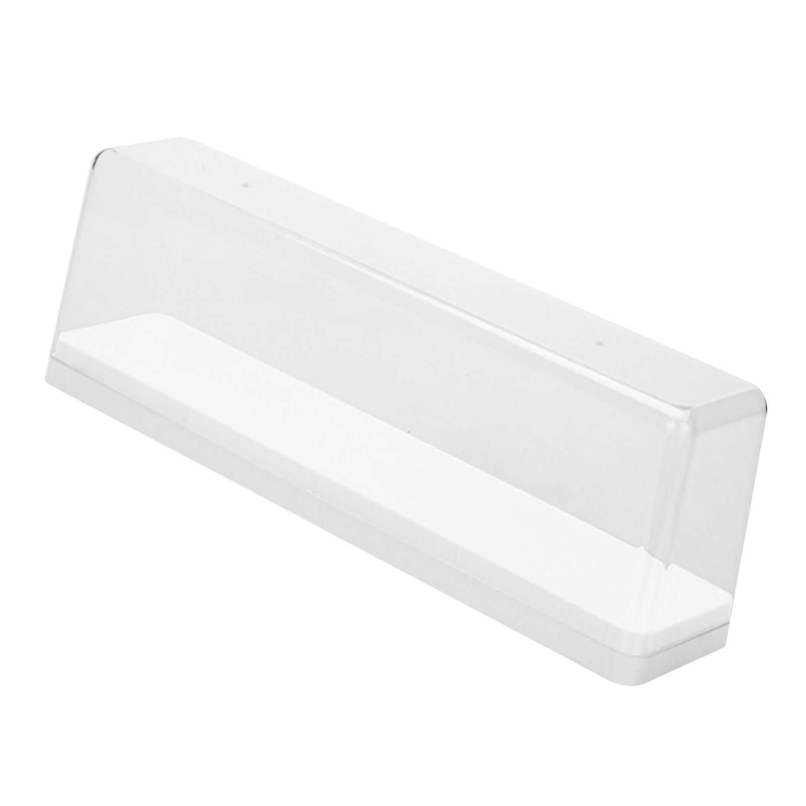 White Stackable Transparent Action Figure Storage Box Dustproof Display Case