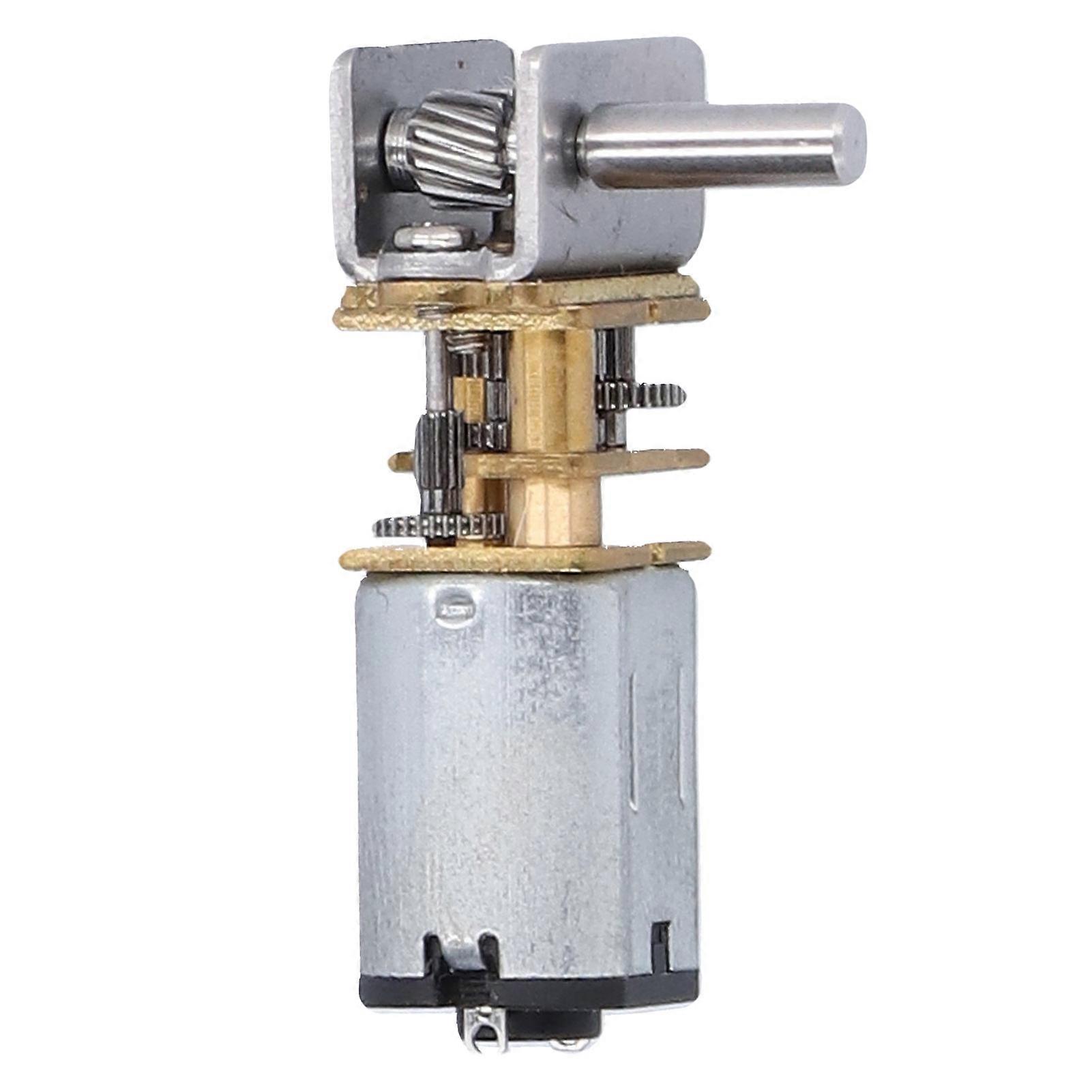 Worm Gear Motor Speed Reduction Low Speed Noise Automated Industry DC 6V 100RPM GW12N20