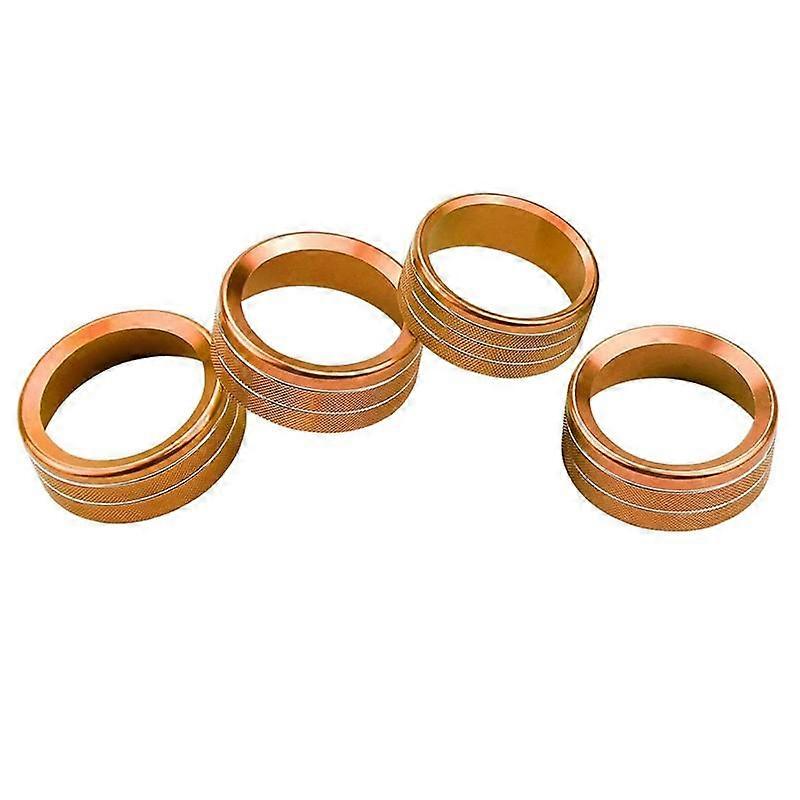 Climate Volume Knobs Ring Conditioner Headlight Switch Trim Cover for Wrangler JL JT 2018-2021,Oran