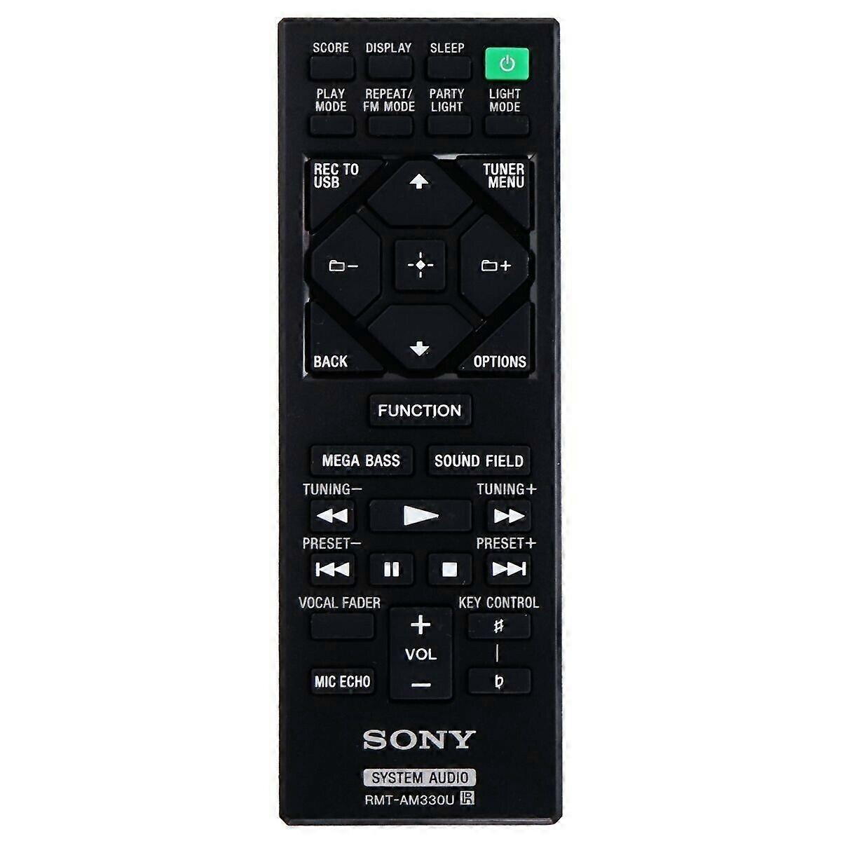 RMT-AM330U For Sony Audio System Remote MHC-M20 MHC-V21 MHC-V77W