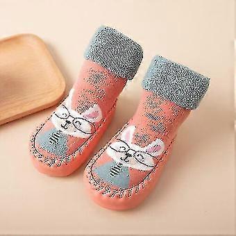 Baby Antislip Vloer Sokken Fuzzy Schoenen Cartoon Pantoffels Outdoor Kinderen Peuter-ZZY