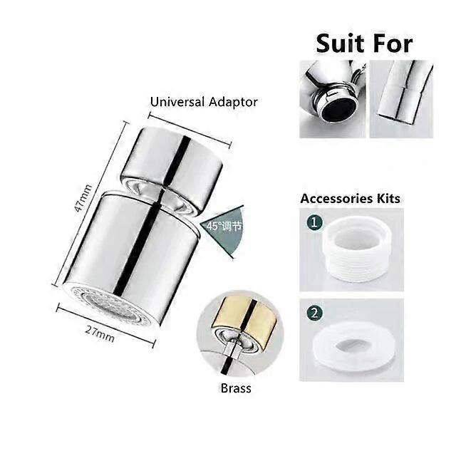 Bathroom Universal Bubbler Faucet Extender 360 Degree Rotating Water Saving Filter Washbasin Anti-splash Spout Water Tap Nozzle