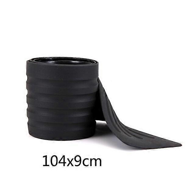 Universal Car Trunk Door Sill Plate Protector Rear Bumper Guard Rubber Moulding Pad Trim Cover Strip Car Styling 90x8cm 104x9cm