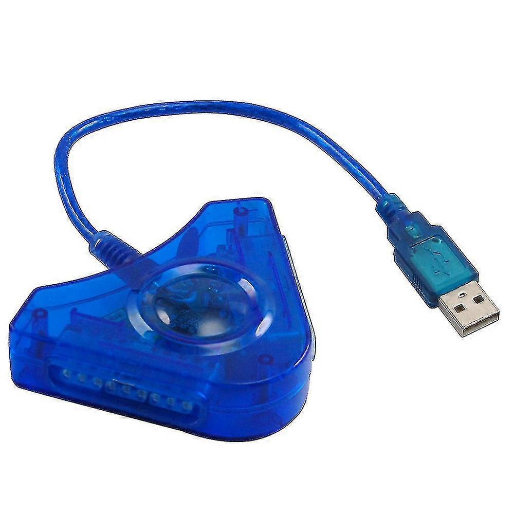 Dva porty Adaptér PS2 na USB, ps3 Pc Adapter Game Pad Controller Konvertorový kábel