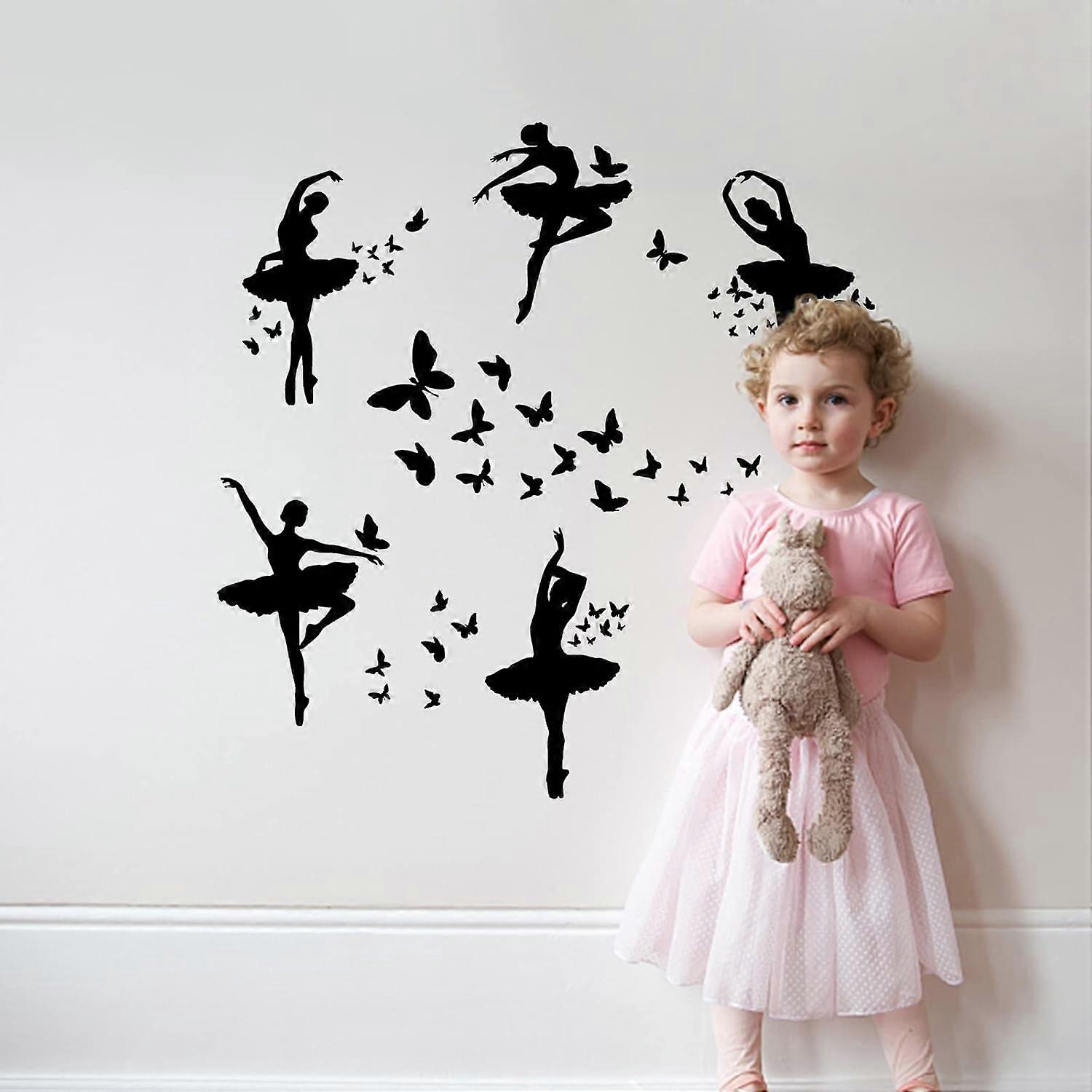 PVC Wall Stickers for Wall Decoration Musical Note Pattern 280x780mm