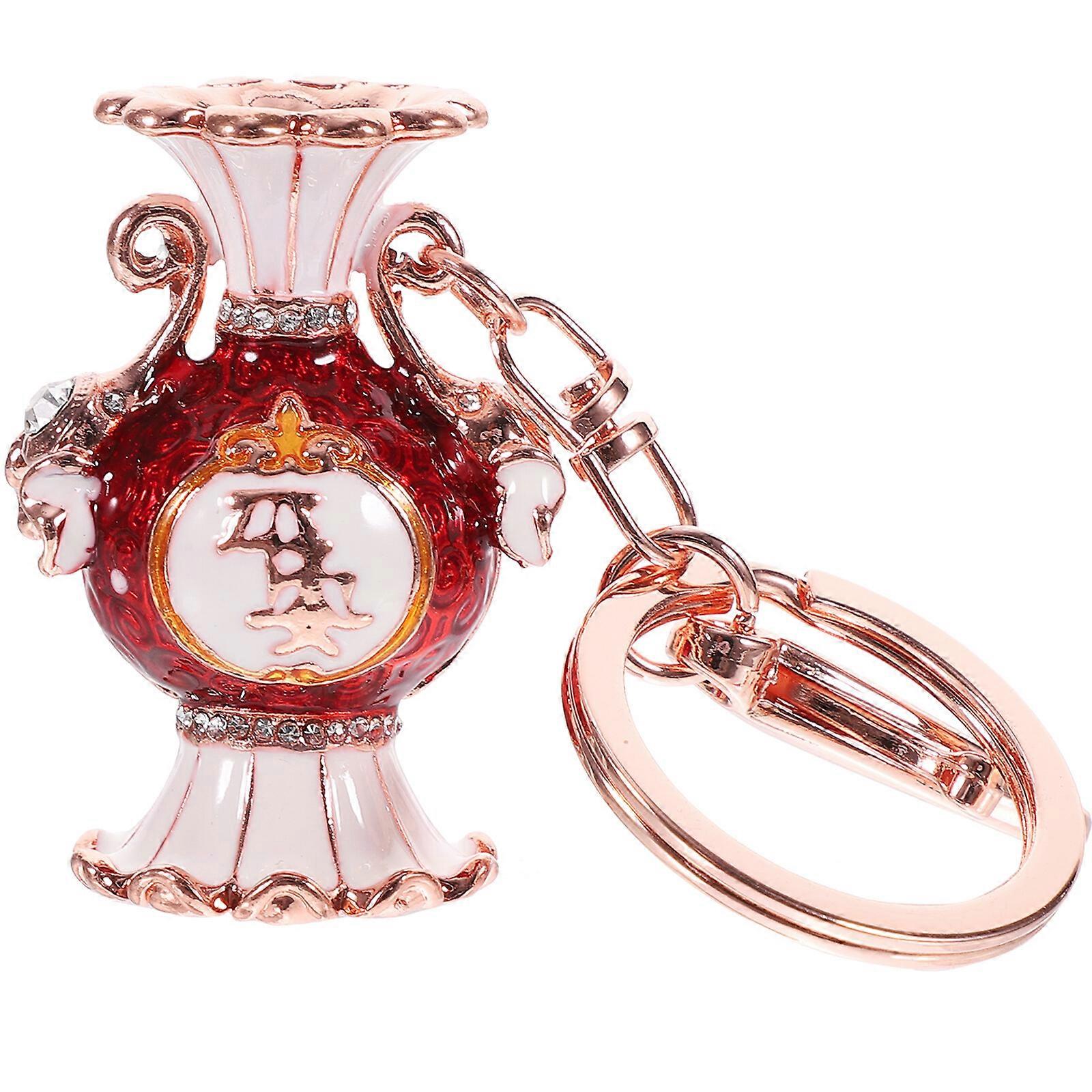 Portefeuille Porte-clés Vase Forme Sac à dos Clé Pendentif Creative Keychain Décoration