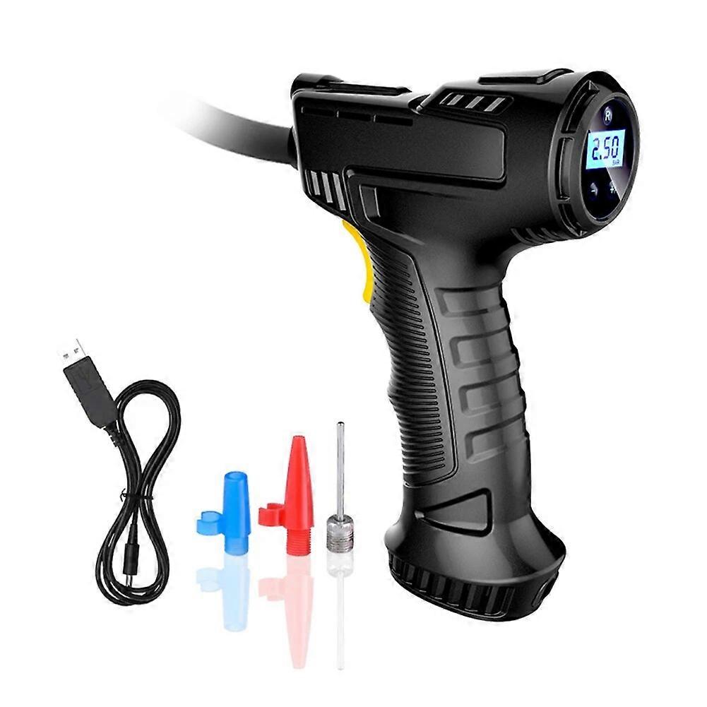Wireless Inflation Pump with Digital Display Mini Auto Inflator 150PSI Electric Motorcycle Pump for Car for Tire Inflation