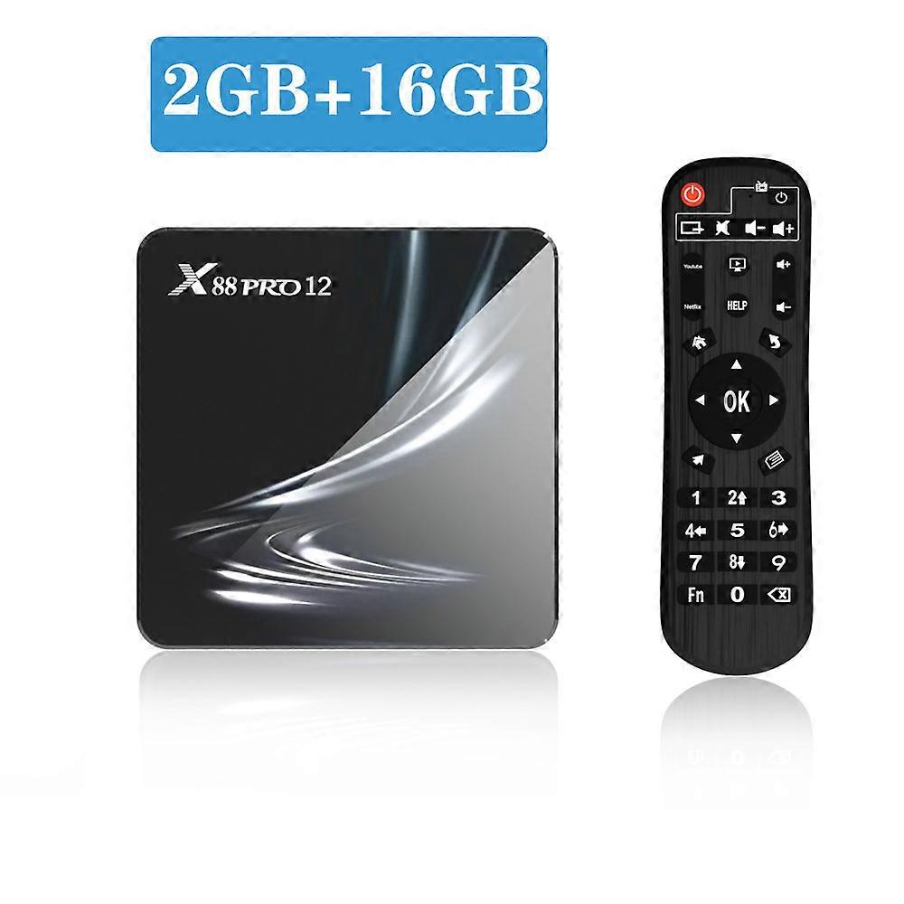 WOOPKER X88 Pro 12 Smart TV Box Android 12 4K HD Dual Band WIFI6 Bluetooth Receiver Media Player HDR USB 3.0 Set Top Box