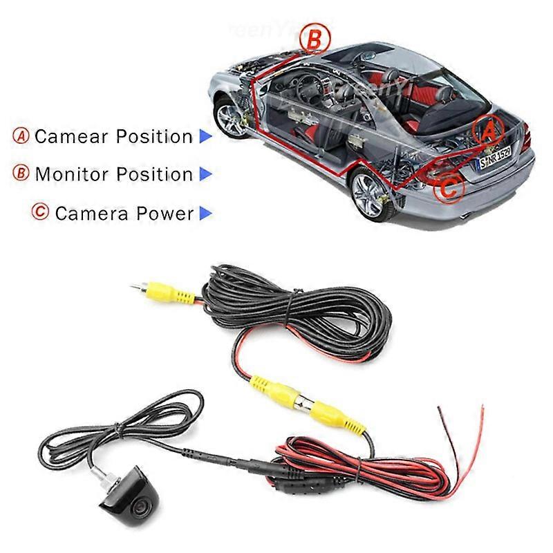 Screw Korean Car Reversing Rear View Car Camera Ccd HD Night Vision Waterproof Car Camera