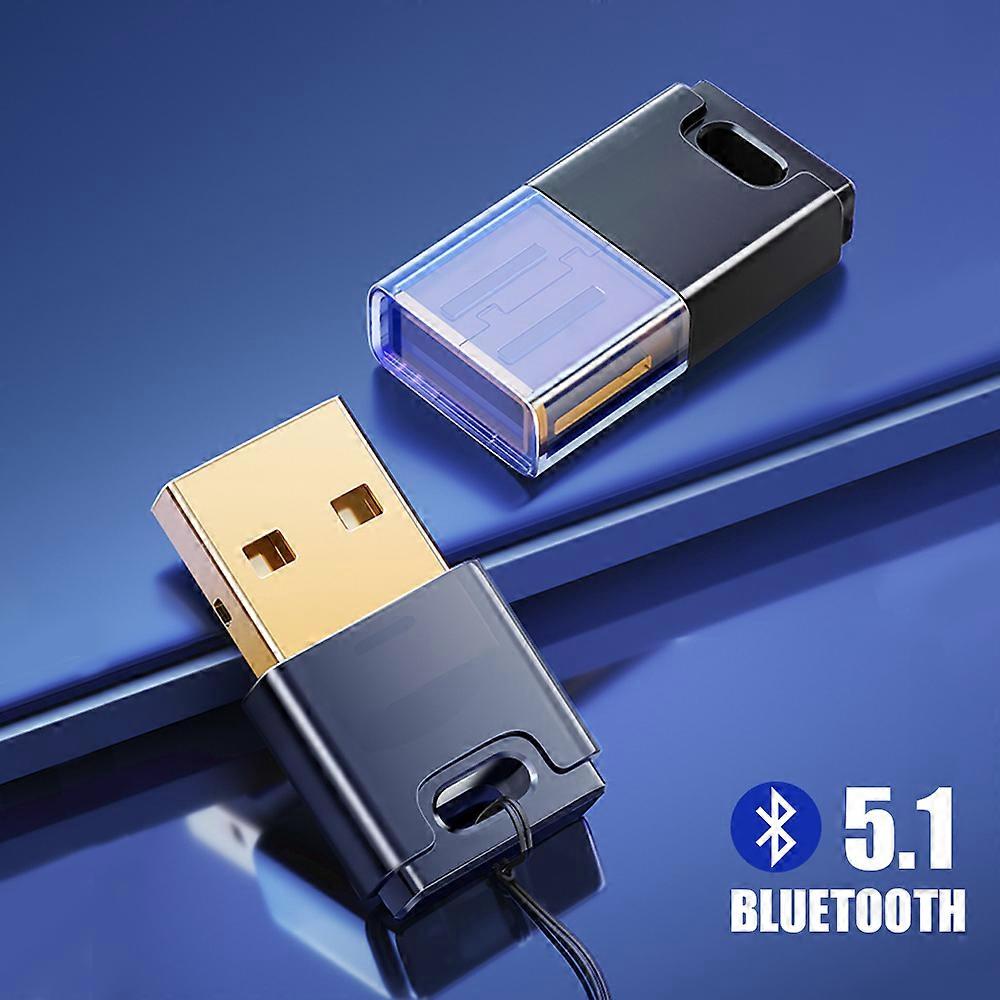 USB Bluetooth Adapter Dongle Adaptador Bluetooth 5.1 and Transmitter Driver-Free Bluetooth Adapter FOR Laptop Desktop