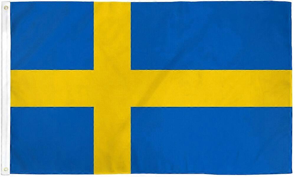 علم السويد 2x3ft علم السويد علم بيت العلم السويدي