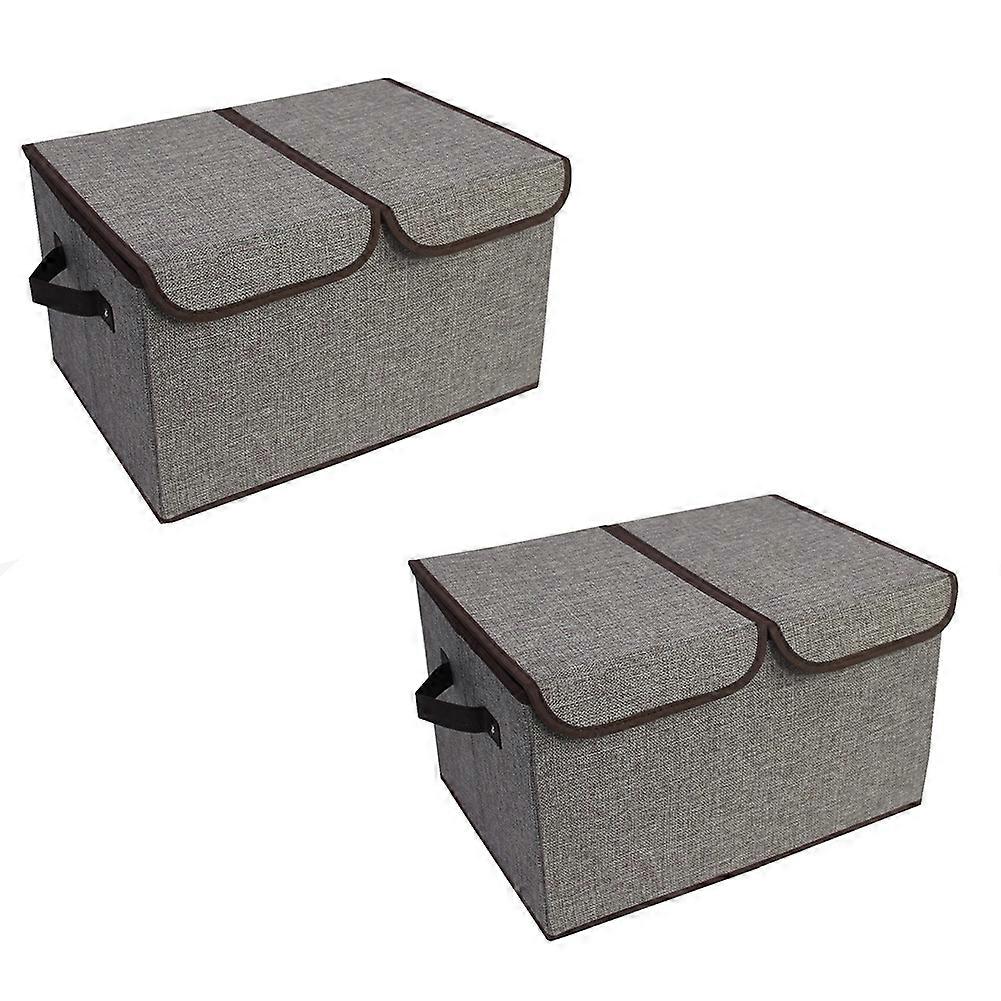 Fabric Cotton & Linen Storage Box Foldable Box Clothes Storage Box Folding Cloth Storage Box Cube Color