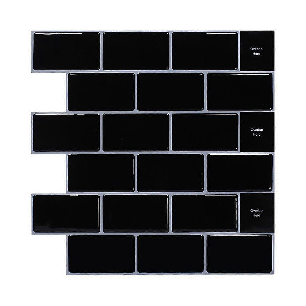 Peel And Stick Wall Tiles Backsplash For Kitchen And Bathroom, Metro Subway Tiles Self Adhesive Tile Stickers 3d Stick On Tiles Splashback