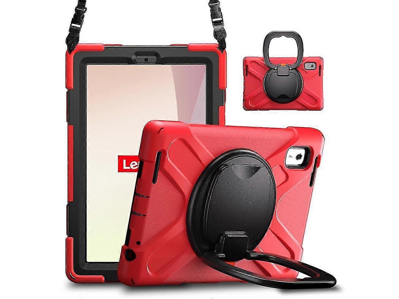 Protective Case For Lenovo Tab M9 2023 9 Inch Model Tb310xu / Tb310fu With Pencil Holder Kickstand Hand Strap And Shoulder Strap, Rugged Shockproof Co