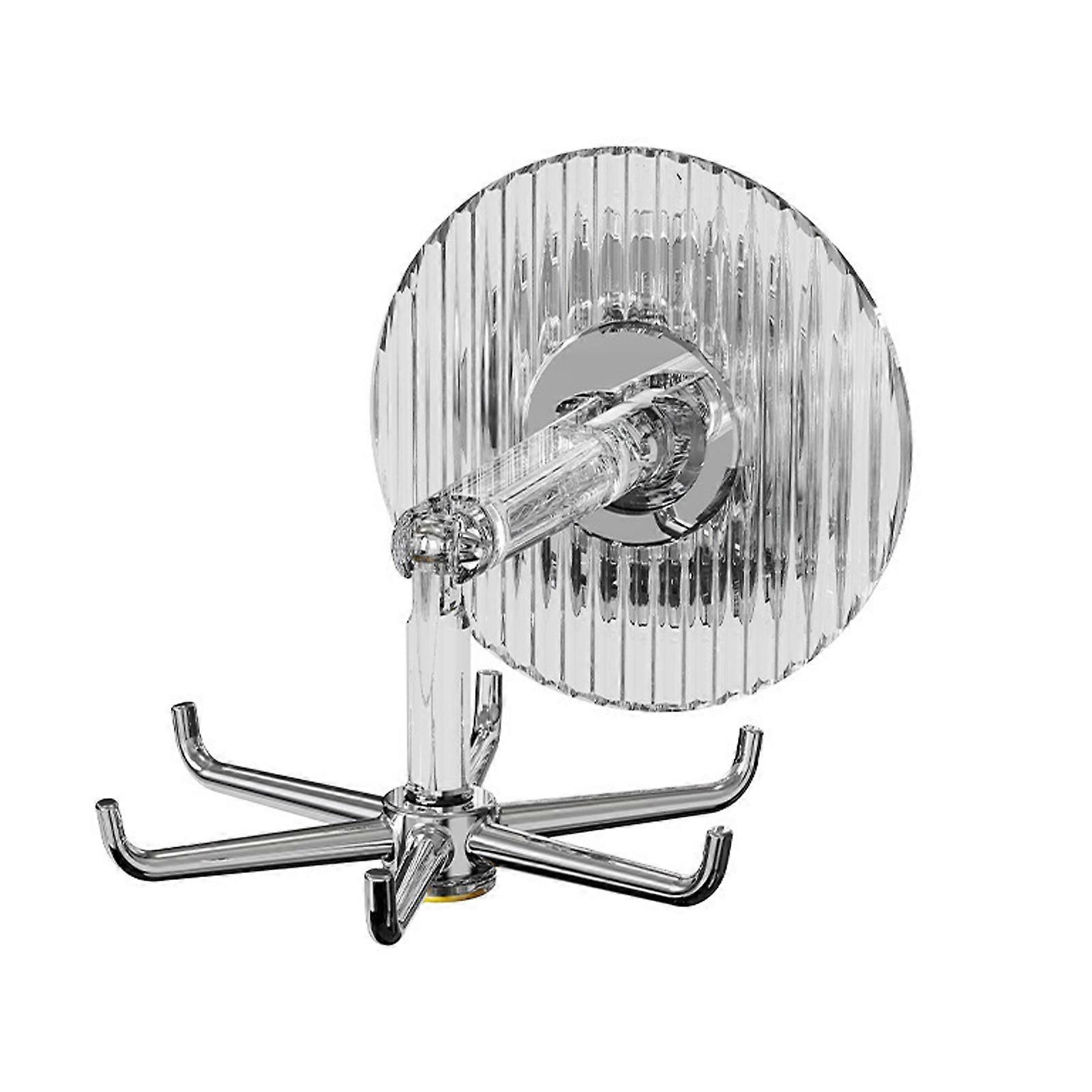 Creative Punching Free Hook Rotating Vacuum Suction Cup Hook Wall Mounted Easy Install Kitchen Bathroom Hook Jikaixiang