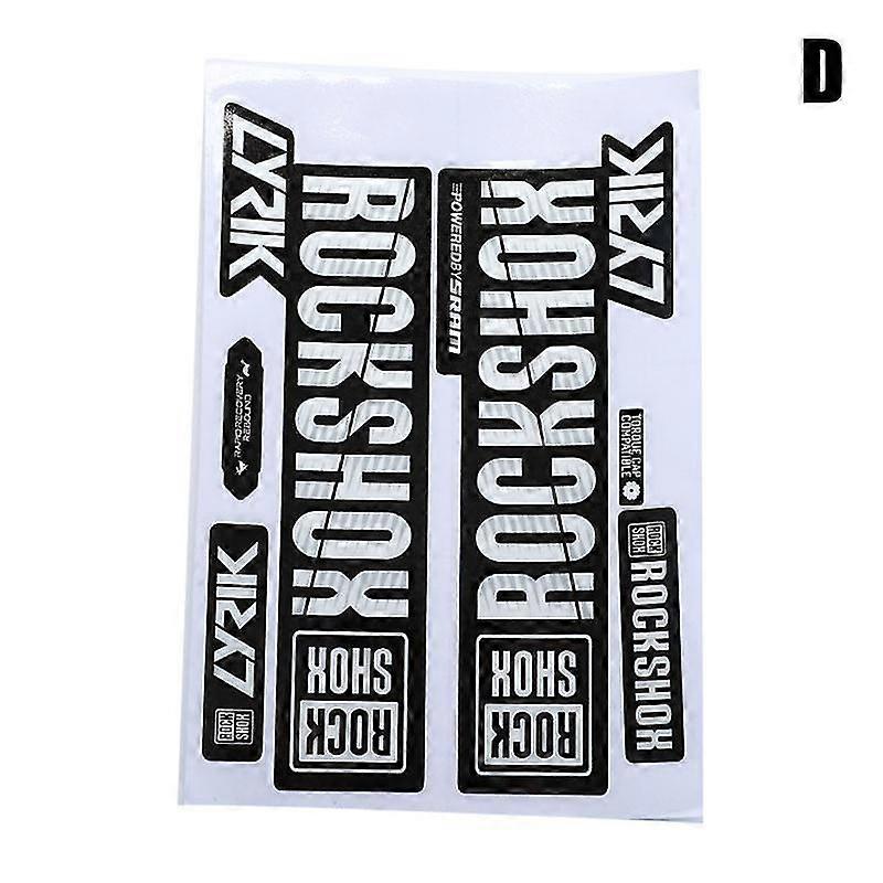 Front Fork Sticker Mountain Bike Front Shock Absorber Change Sticker Waterproof Boris