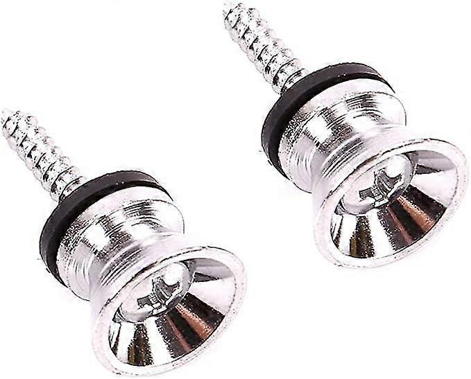 Gitarrengurtknöpfe, Gitarrengurtschlösser, Metallgurtknöpfe Schlösser Endstifte Knopfstifte Stifte Bassschraube Pilze Kopf