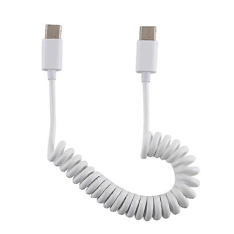USB-C / Type-C to USB-C / Type-C Adapter Spring Cable