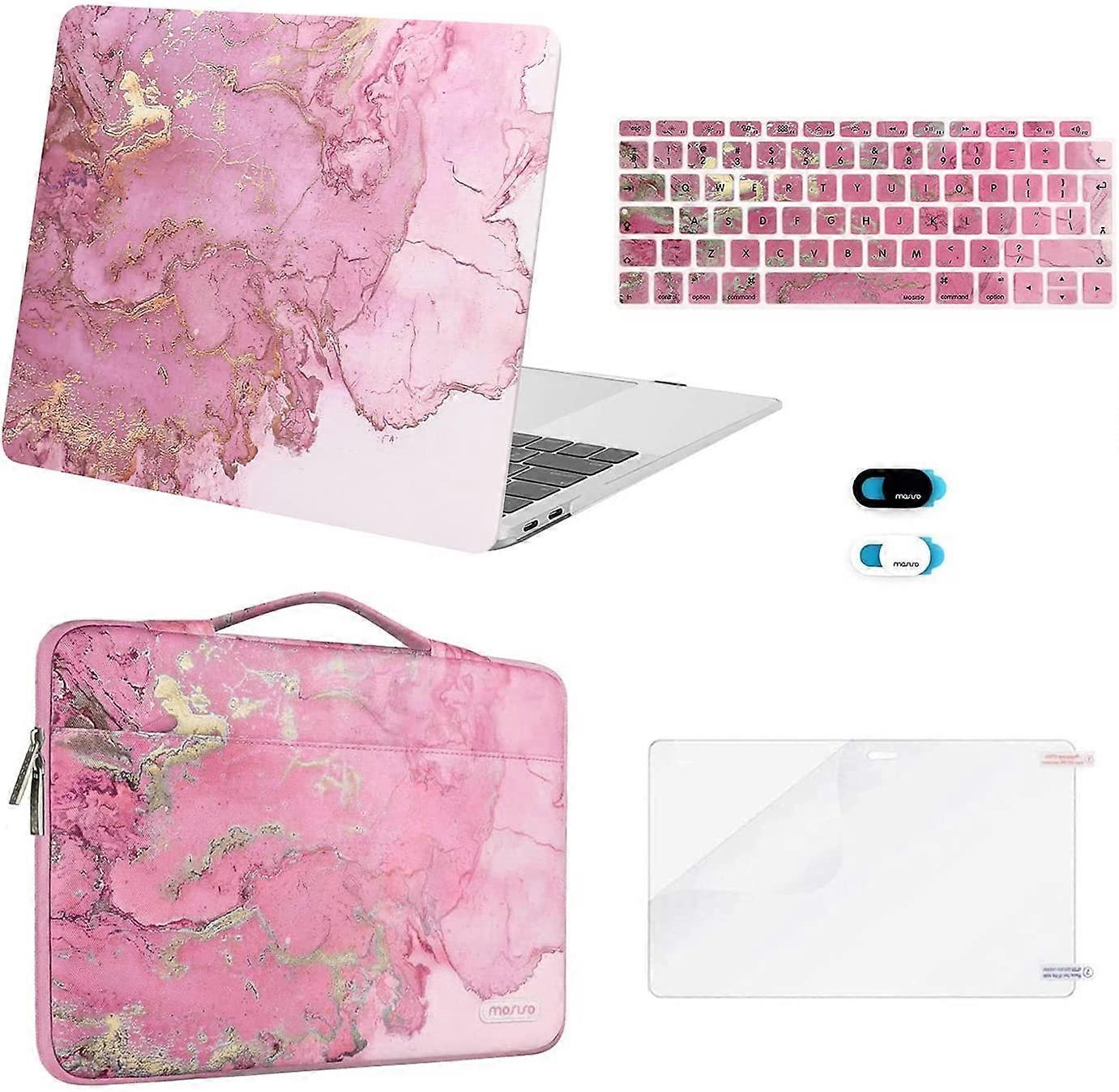 Pink Compatible with MacBook Air 13 inch Case 2022-2018 A2337 M1
