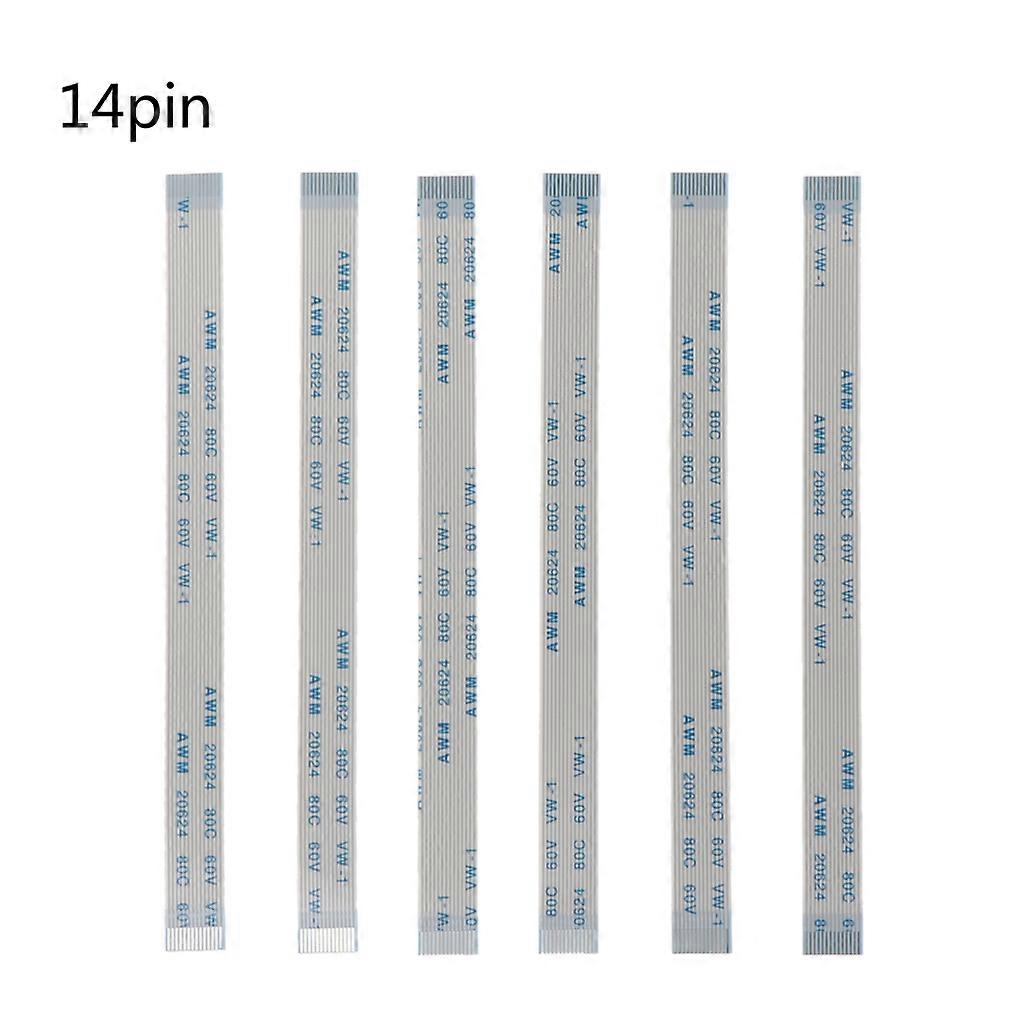 6-Pack 12 Pin 10 Pin 14 Pin Power Button Flex Ribbon Cable for  Controller