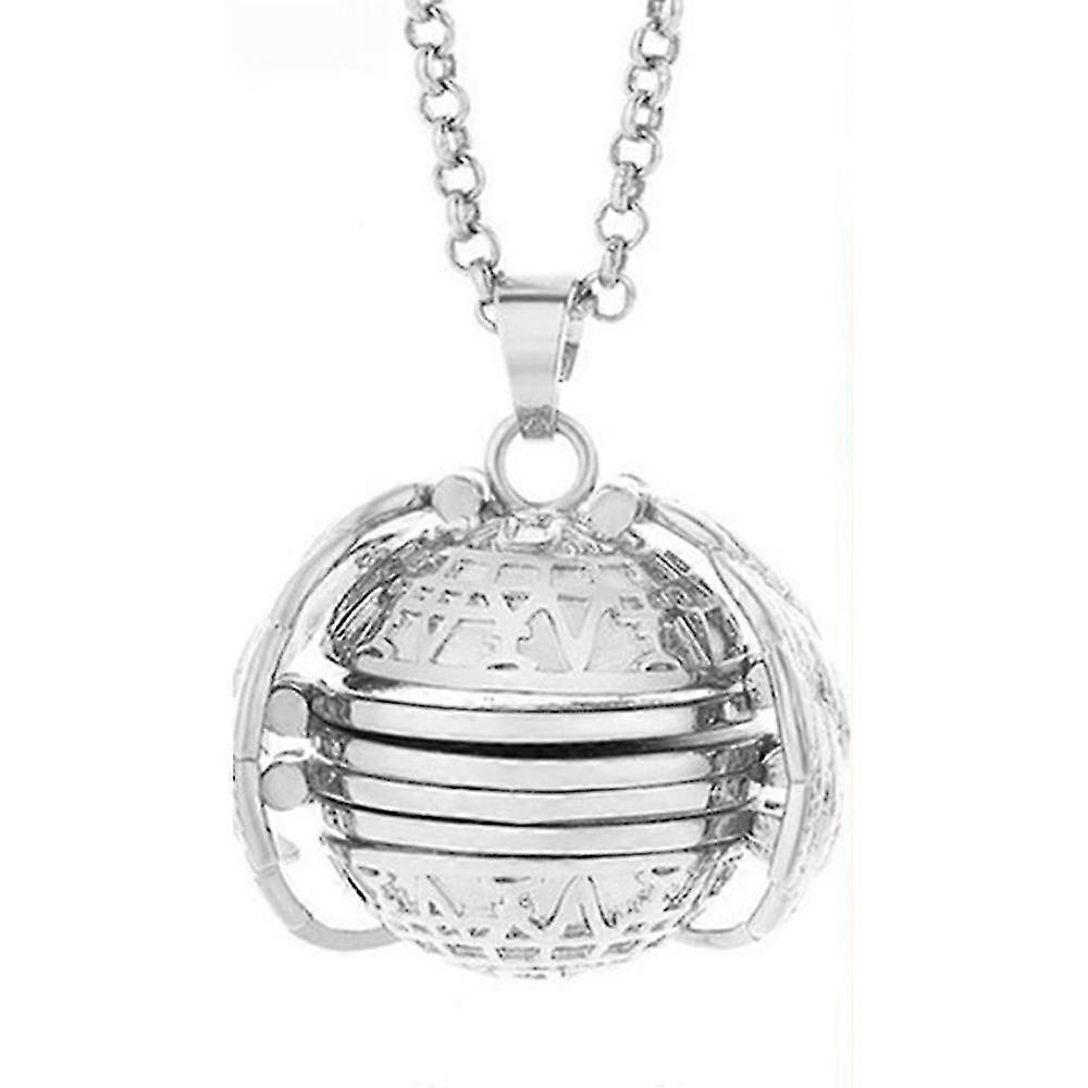 Multi-layer Photo Pendant Opened Album Necklace Memory Album Box