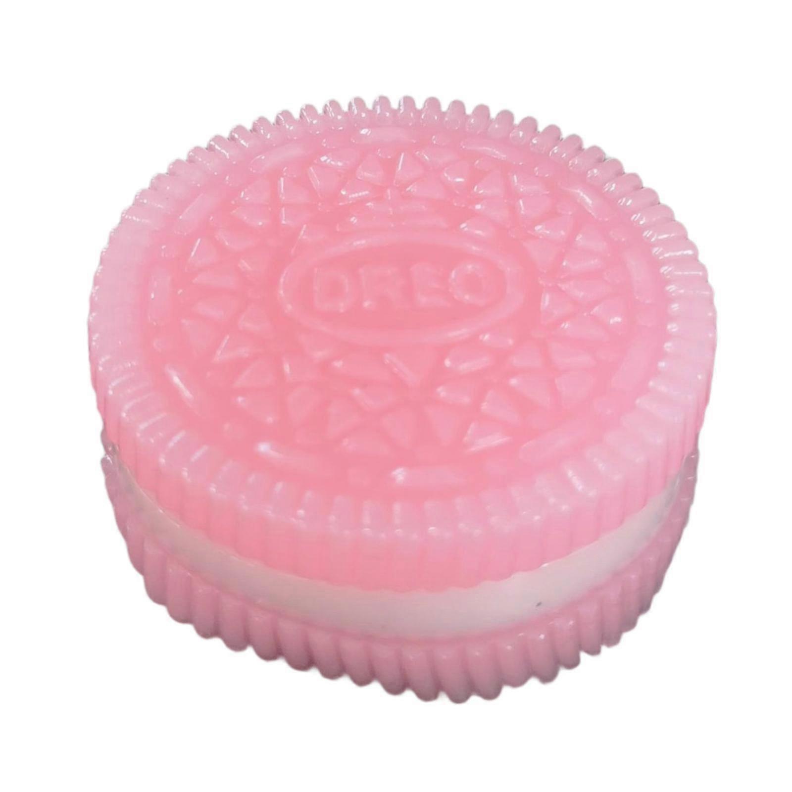 ビスケットソフトトイノベルティポケット子供大人用バスケットフィラー感覚フィジェットピンク