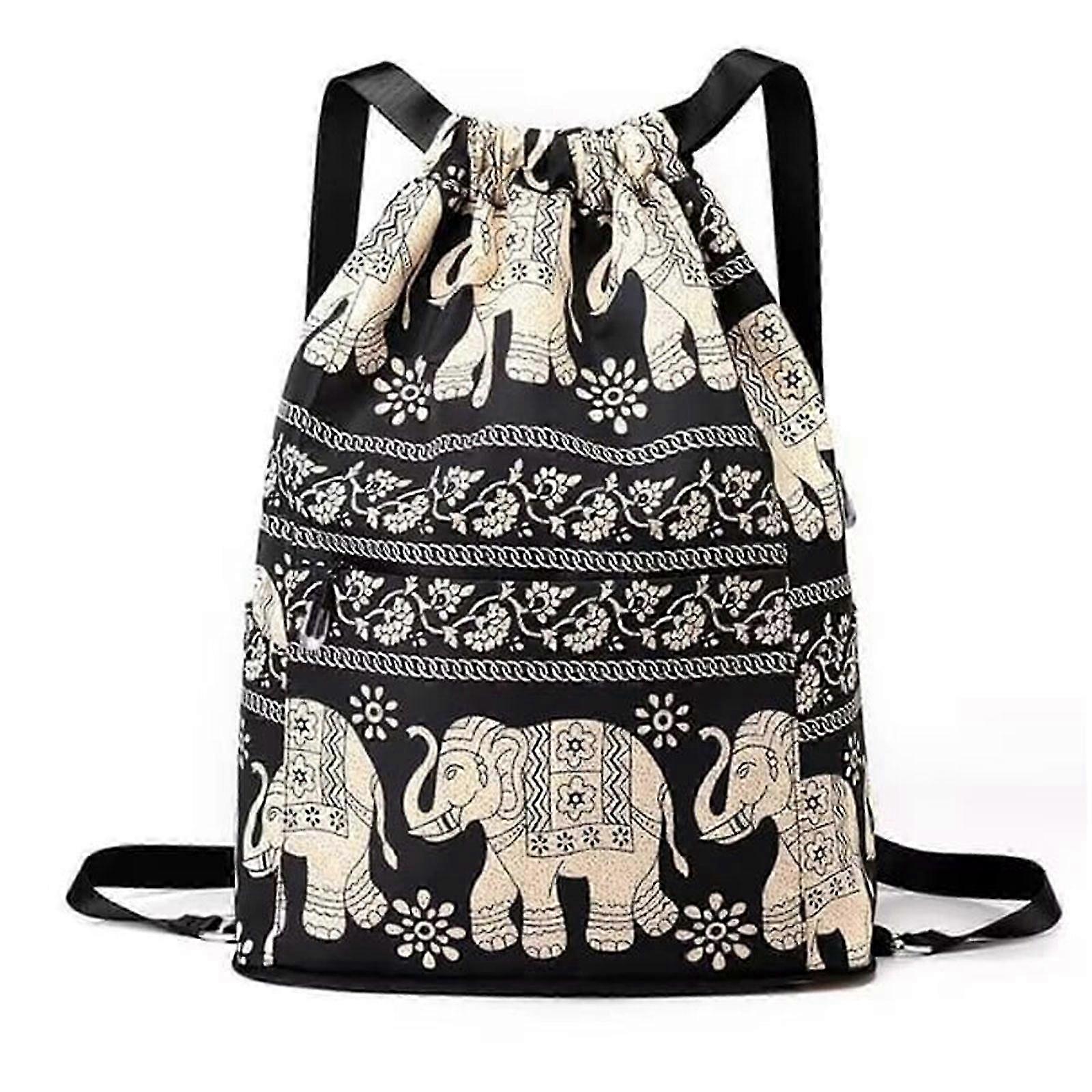 Drawstring Foldable Large Capacity Dry-wet Separation Travel Sports Backpack