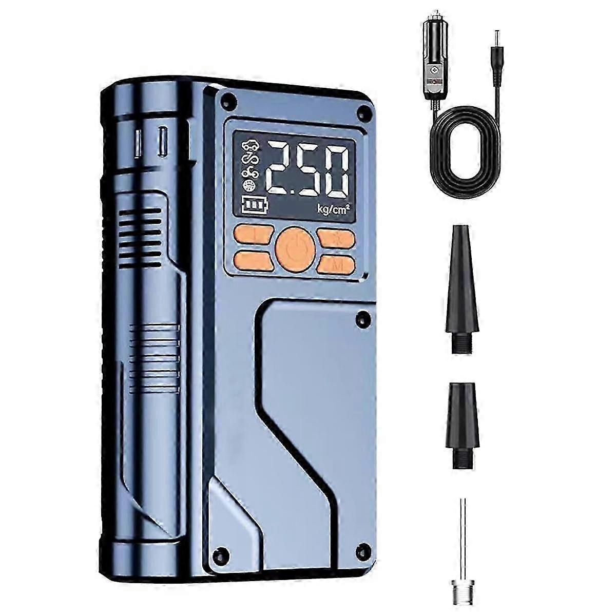 Portable Tire Inflator for Car,Corded Models Inflatable Pump,Digital Display Tire Pumps,Pressure Gau