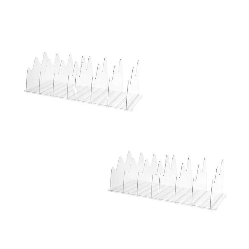 منظم محفظة للخزانة ، منظم حقيبة اليد ، 2 عبوة تخزين محفظة شفافة من الأكريليك ، منظم تخزين محفظة قابل للتعديل