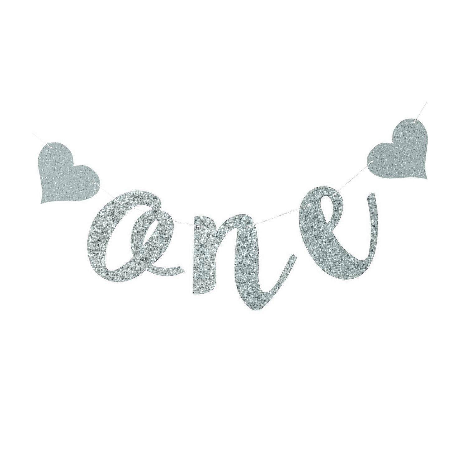 Eine Girlande (silber)