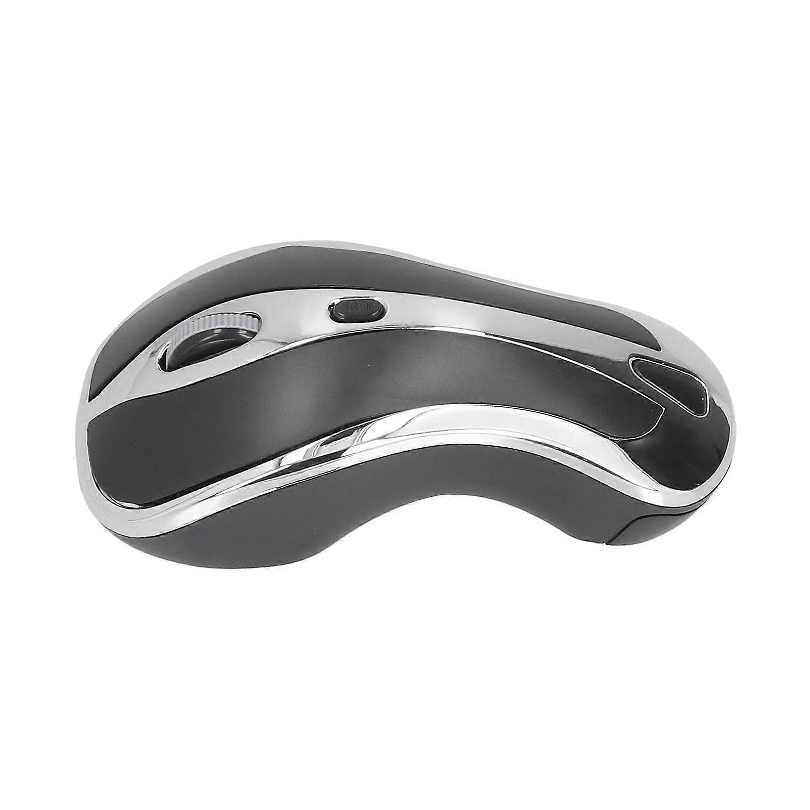 Wireless Mouse 2.4GHz Wireless USB 1600DPI Black for Win/Android