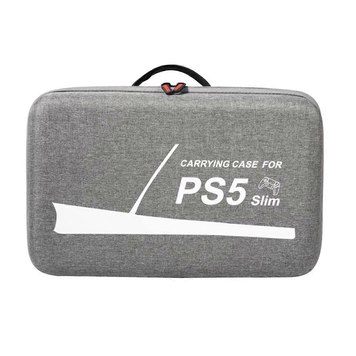 Carrying Case for Slim, Portable Travel Hard Shell Storage Bag Holds Console, Controller, Game Acce